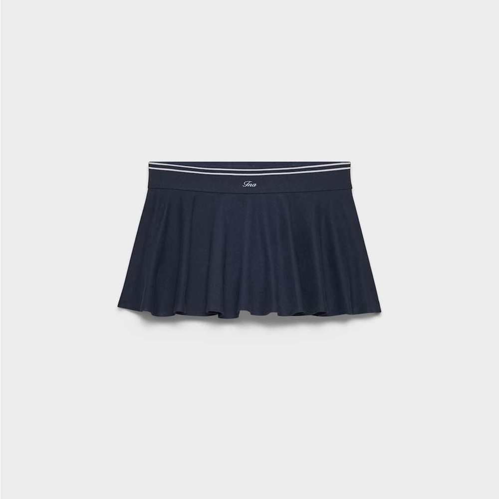 TNA Palmer Dark navy Blue Mini skort tennis athletic low rise XXS